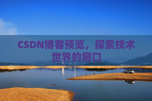 CSDN博客预览，探索技术世界的窗口